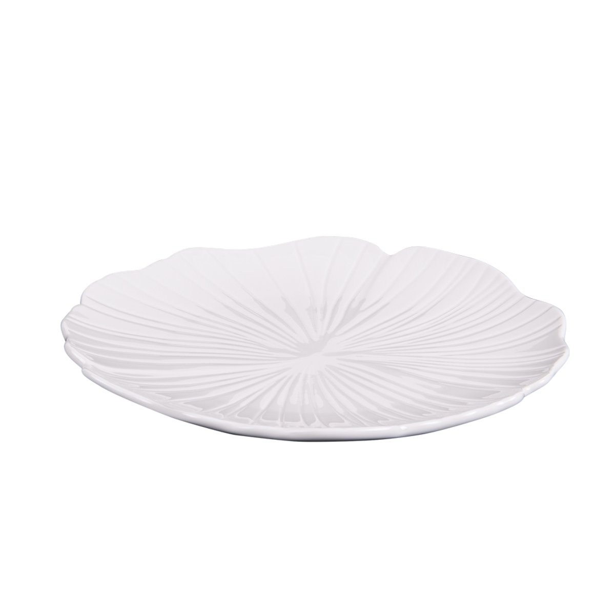 Assiette à dessert Ginkgo 20 cm (lot de 6) blanc, TABLE PASSION
