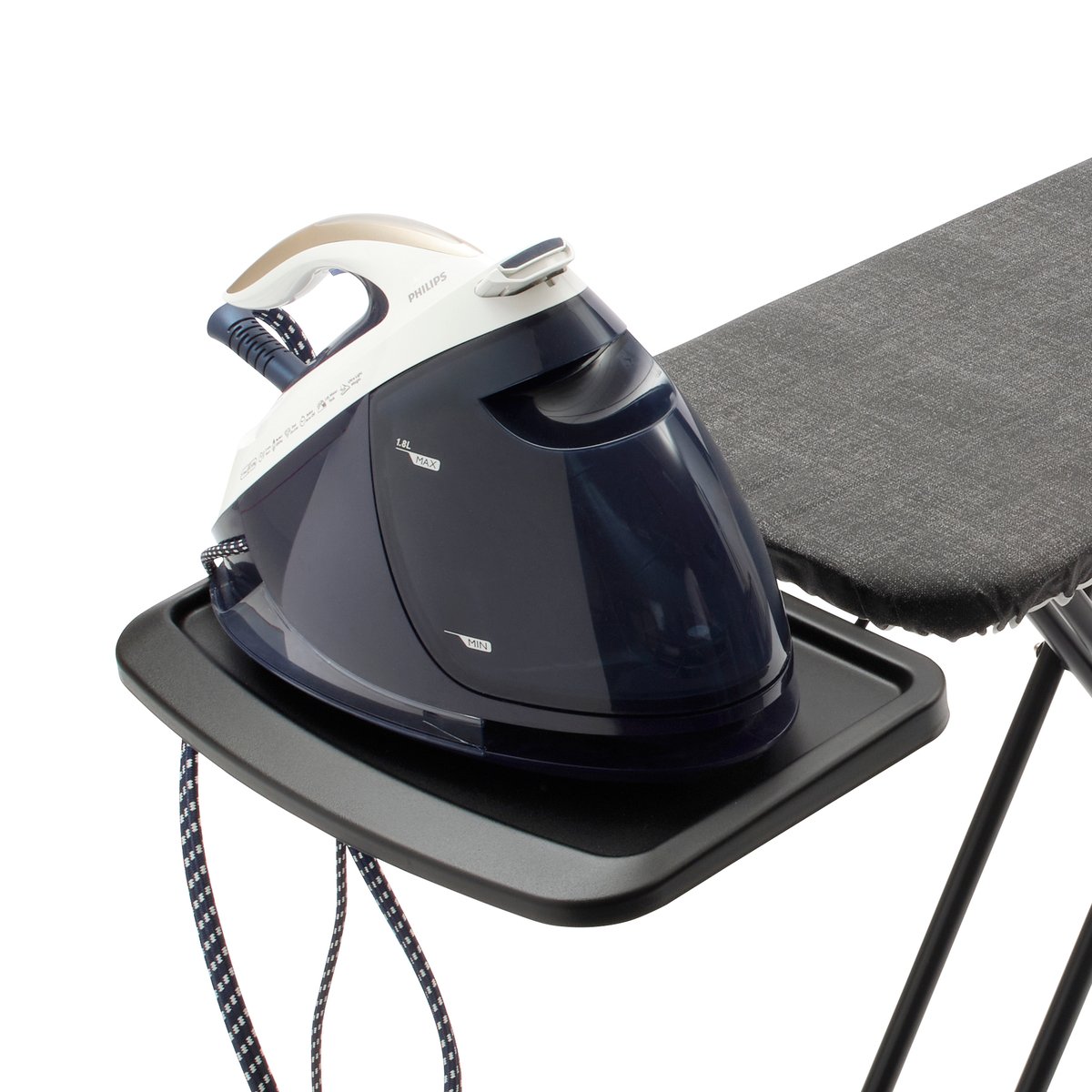 Table à repasser IRONING BOARD SOLID STEAM UNIT HOLDER spring bubbles, BRABANTIA