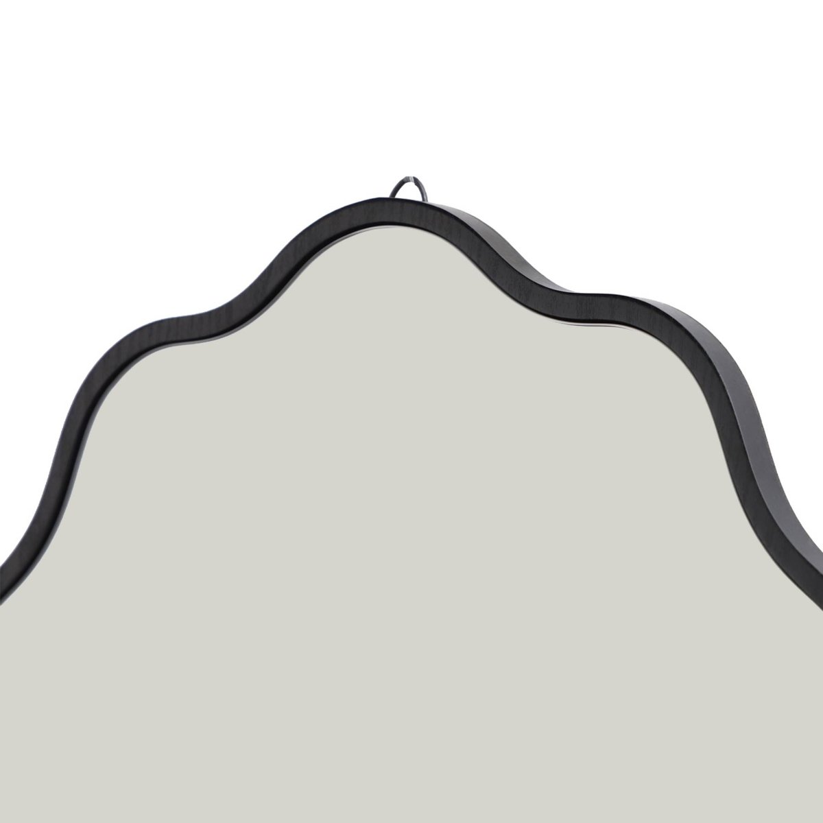 Miroir organique décor bois 90cm BRUNO noir, SWEEEK