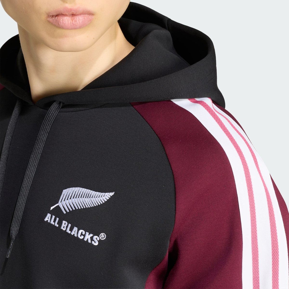 Sweat-Shirt À Capuche All Blacks Sweat-Shirt À Capuche All Blacks all black / maroon, adidas Performance