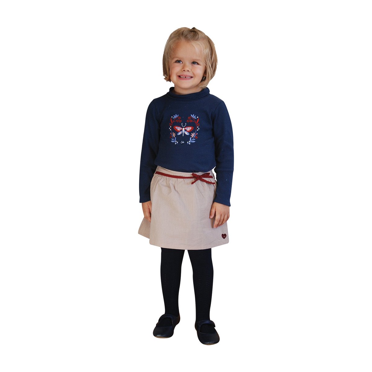 Tee shirt col roulÉ farah bleu, SUCRE D'ORGE