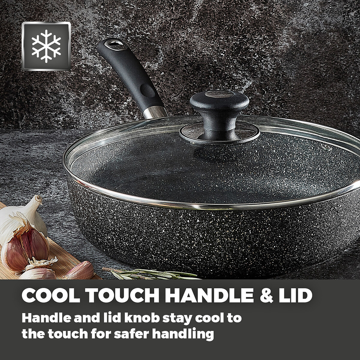 28cm Precision Non-Stick Multi Pan black, TOWER