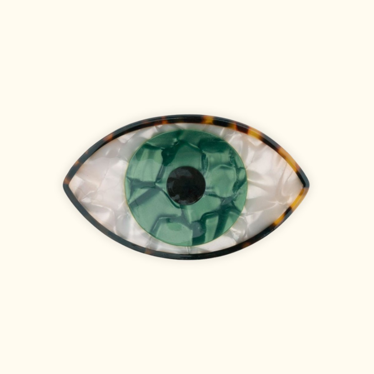 Pince à cheveux Oeil - Vert vert, COUCOU SUZETTE