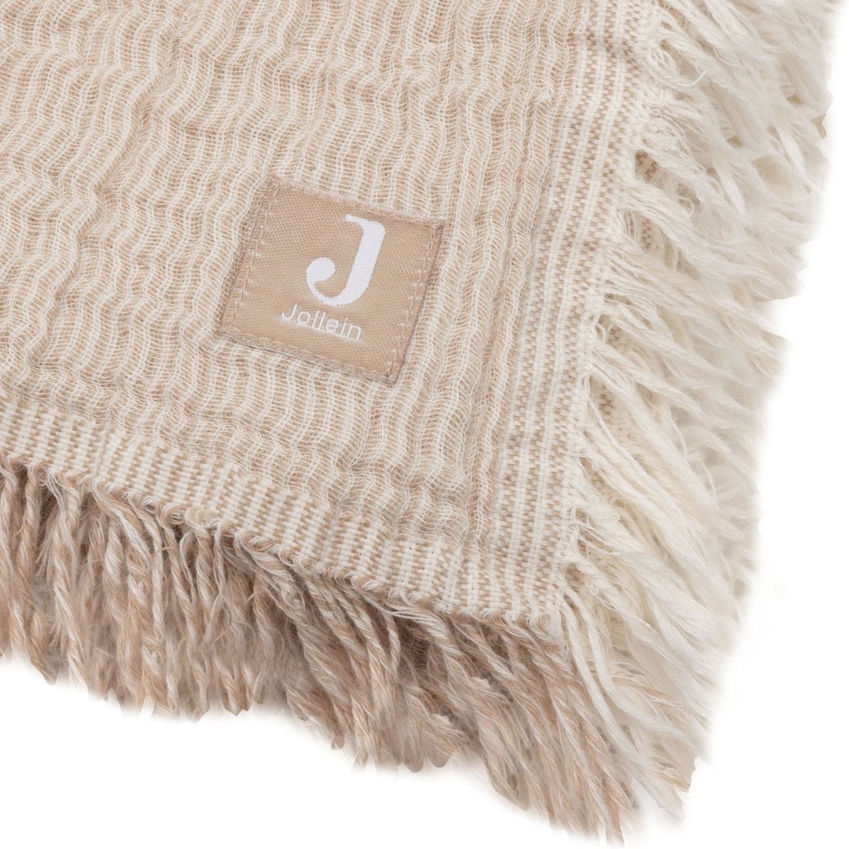 Couverture en gaze de coton beige, JOLLEIN