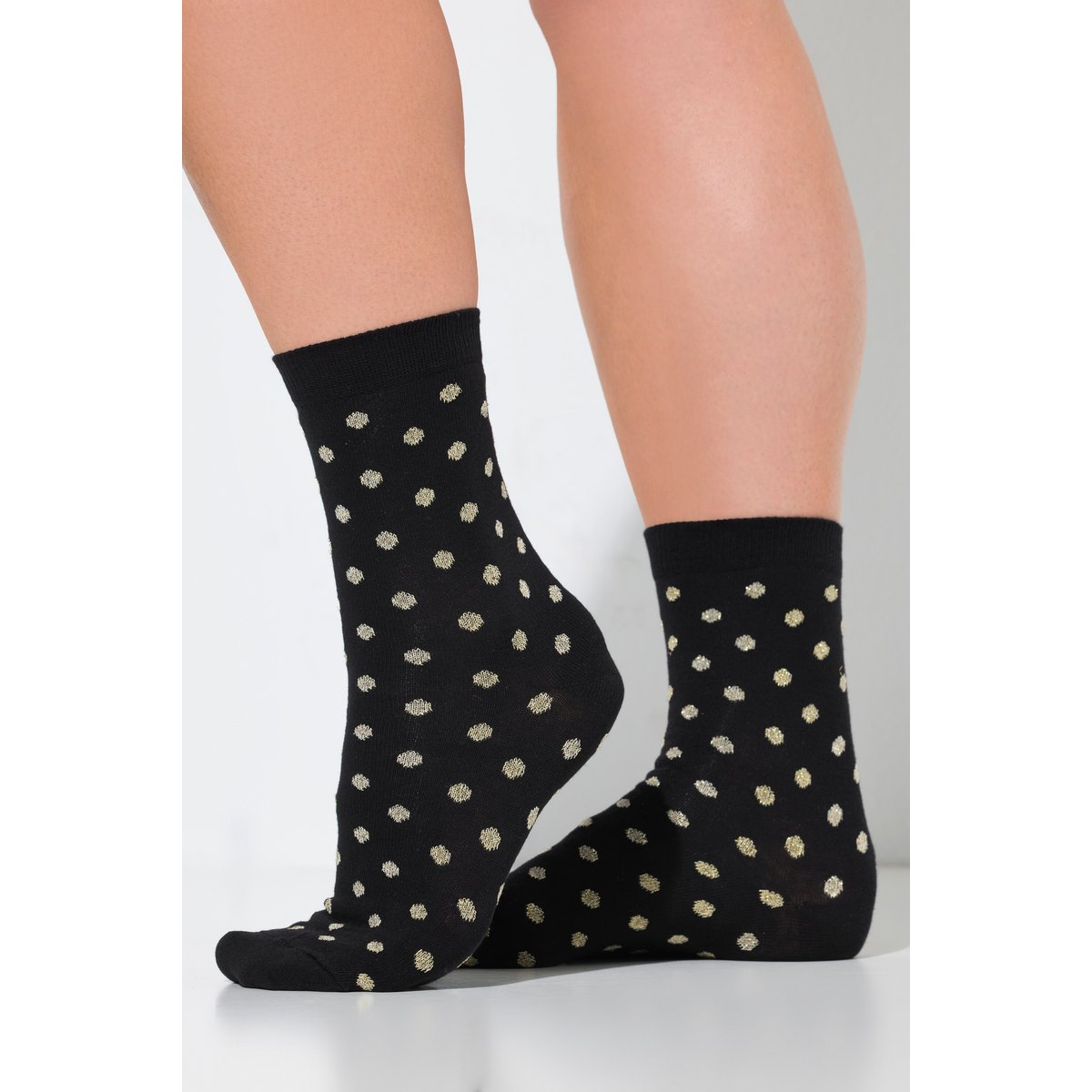 Lot de 3 paires de chaussettes noir, ULLA POPKEN