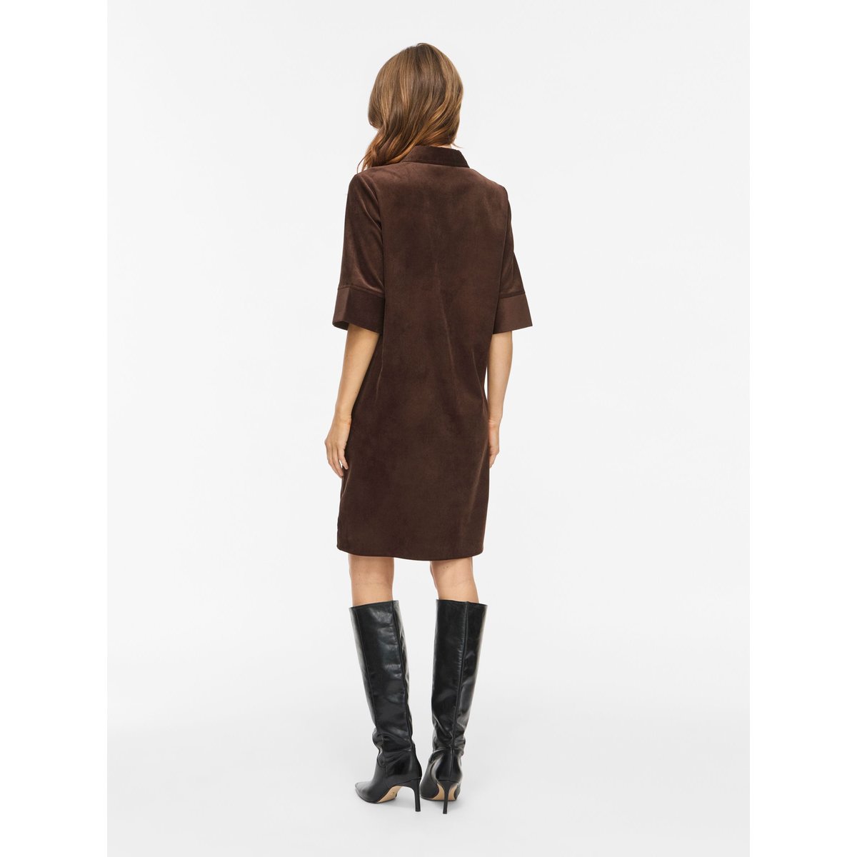 Robe Courte marron - coffee bean1, VILA