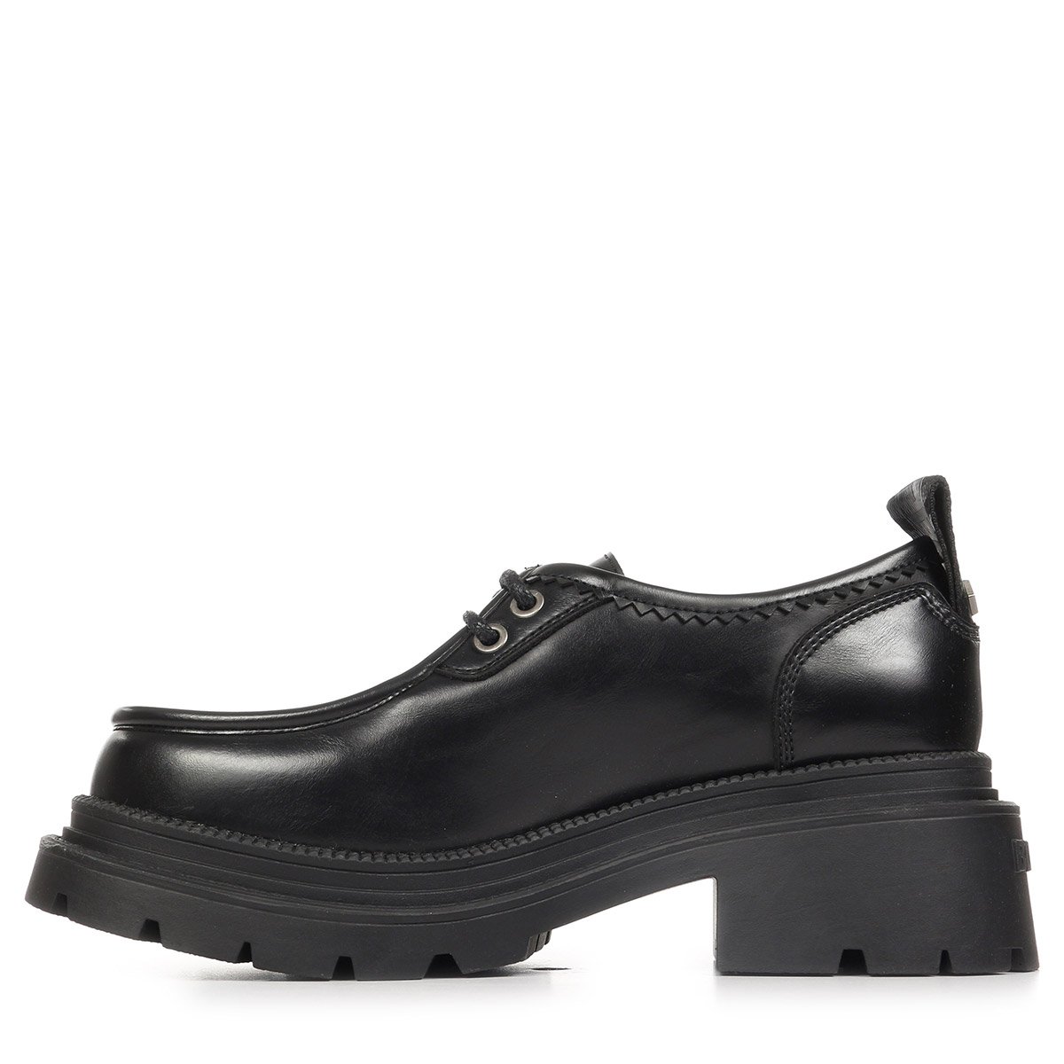 Mocassins CATHY WALLABY black, BUFFALO