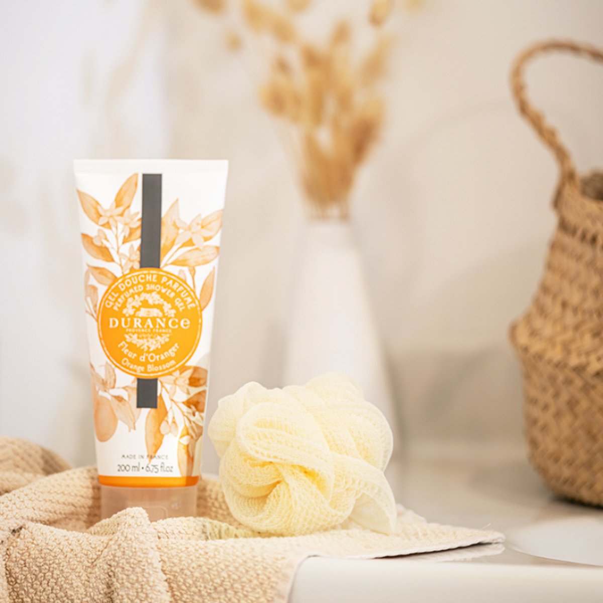 Gel douche FLEUR D'ORANGER couleur unique, DURANCE
