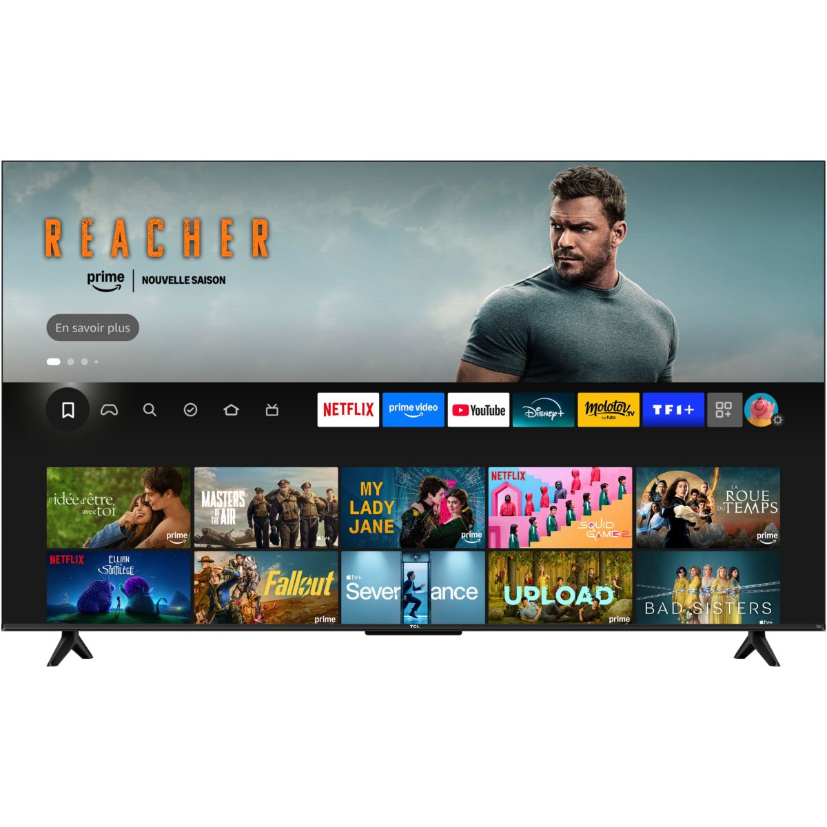 TV QLED 55T6C (2026) 55" (140 cm) couleur unique, TCL