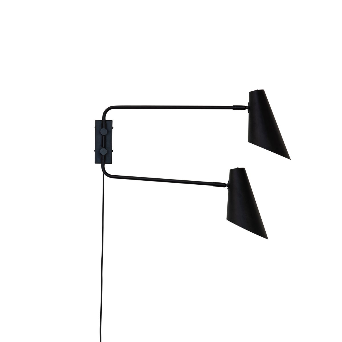 Applique double Cale noir, DYBERG LARSEN