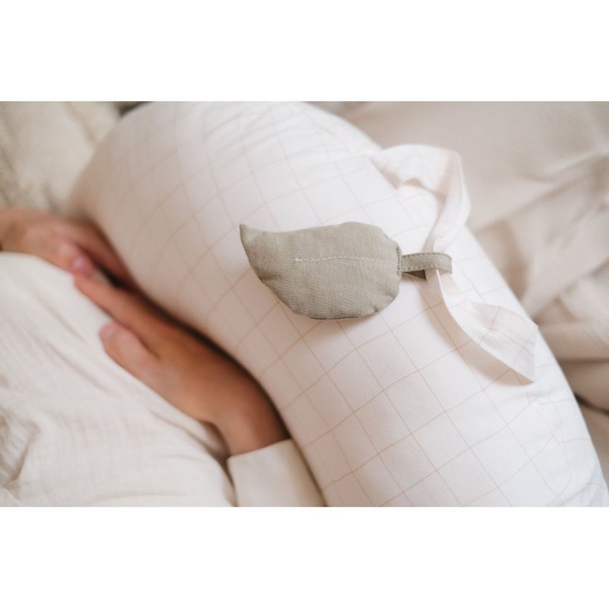 Coussin de maternité et d'allaitement blanc, CANDIDE