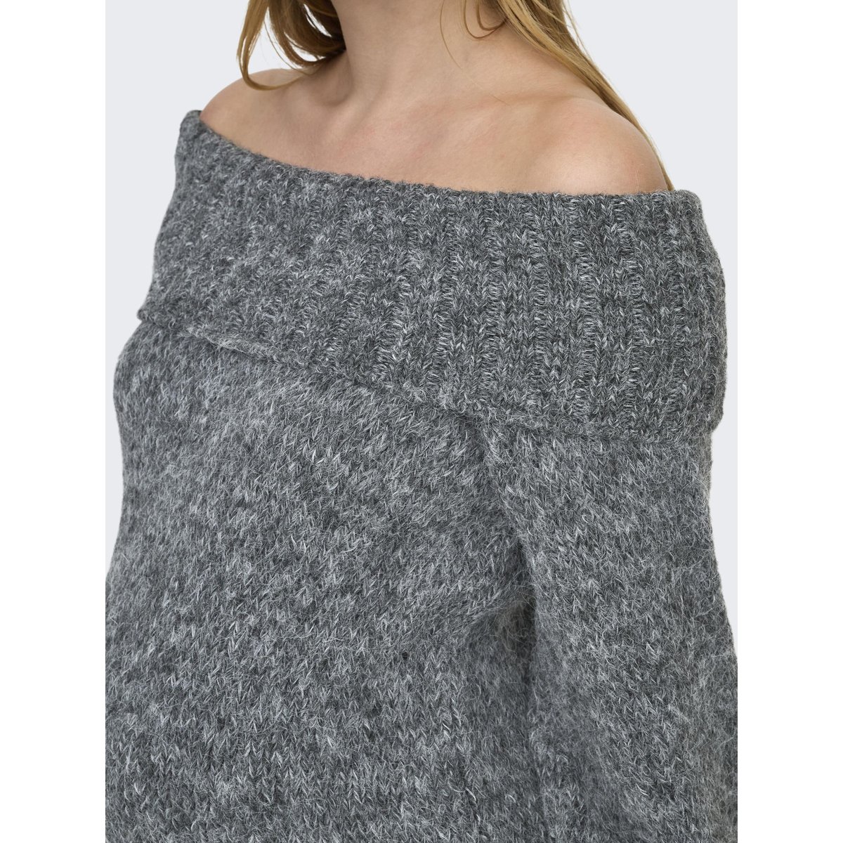 Robe En Maille medium grey melange, ONLY