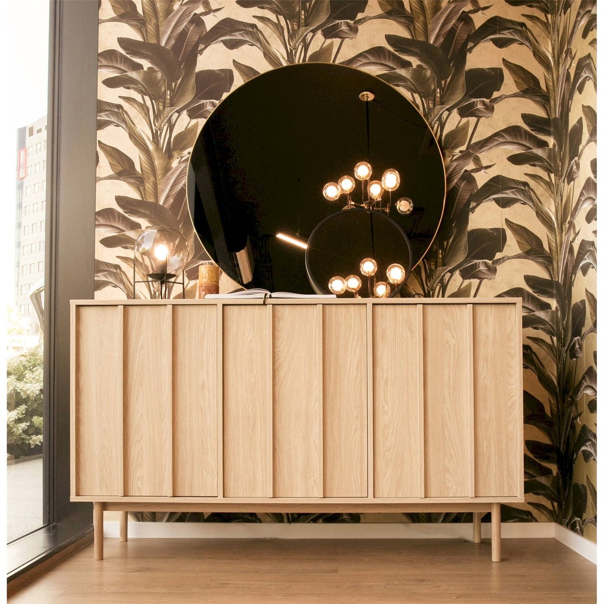 Buffet trois portes chêne collection NEKSTO chêne huilé, RECOLLECTION