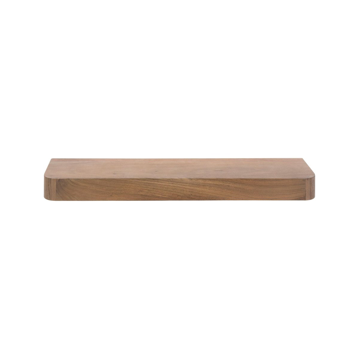 Etagère murale bois foncé plateau épais 100 cm NAKO marron, PIER IMPORT