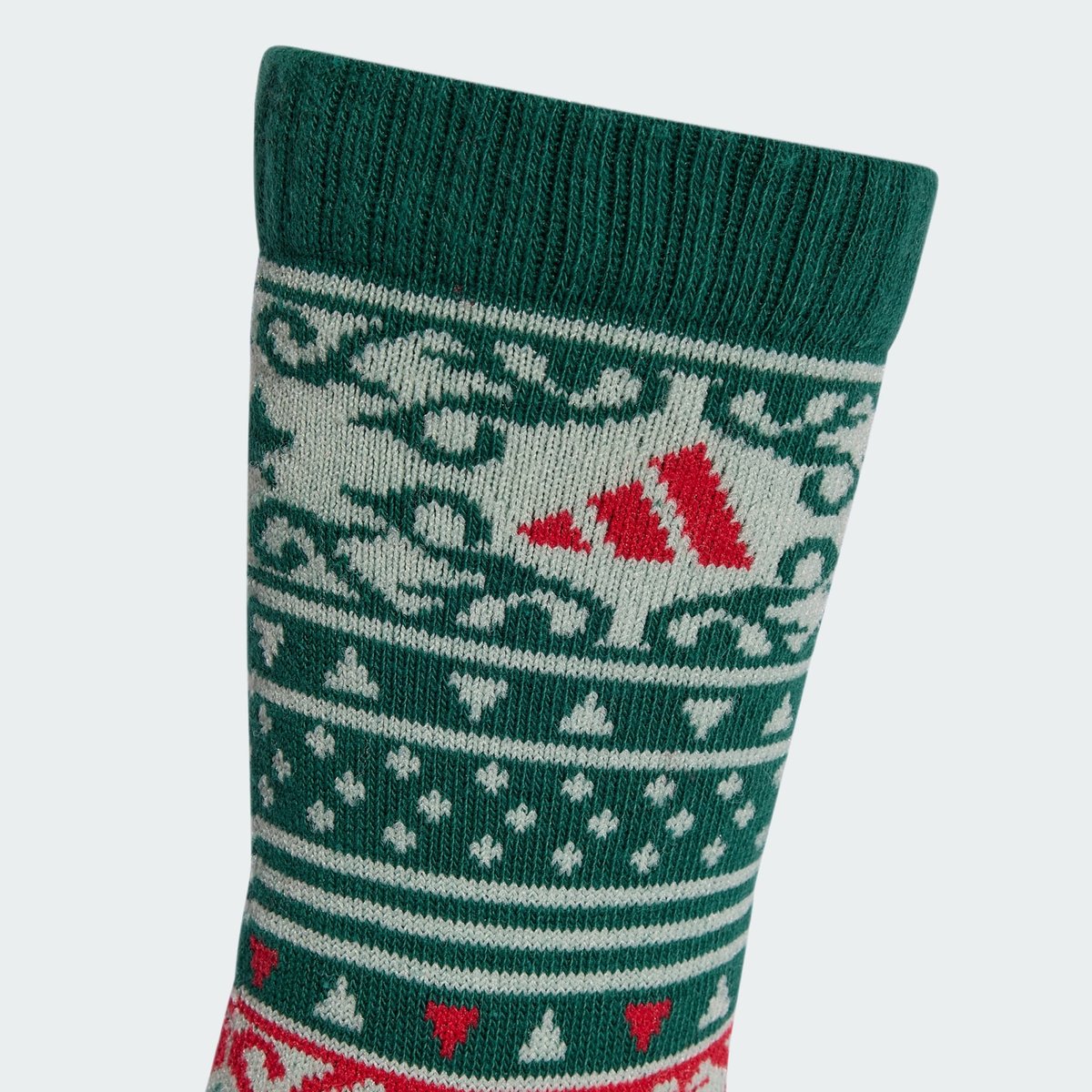 Chaussettes X-Mas (3 Paires) Jeunes Enfants collegiate green / ivory / pure ruby, ADIDAS SPORTSWEAR