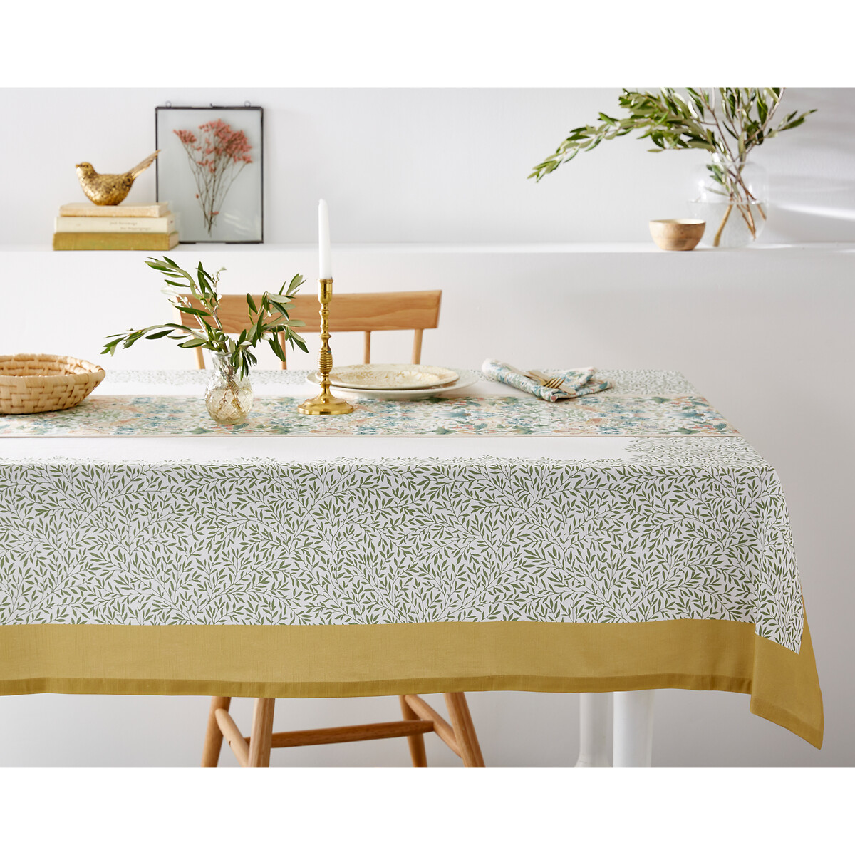 Morris & Co. Standen Tablecloth - 140x180cm multi-coloured, MORRIS & CO.