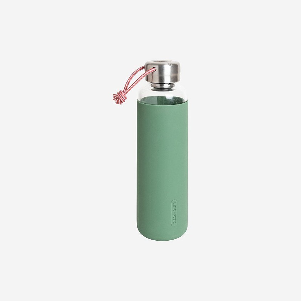 Gourde en verre BLACK+BLUM vert, argent, HABITAT