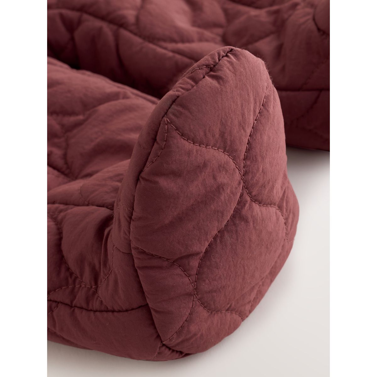 Combinaison bébé en nylon capuche matelassée rouge bordeaux, NEXT
