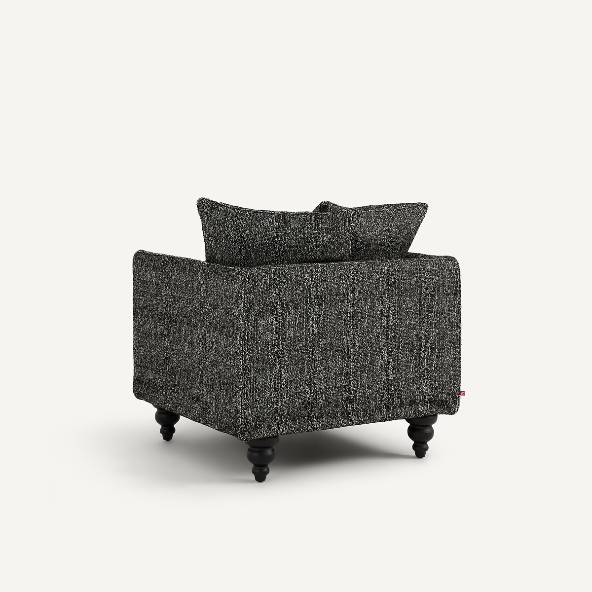 Fauteuil en bouclette, LAZARE noir, AM.PM