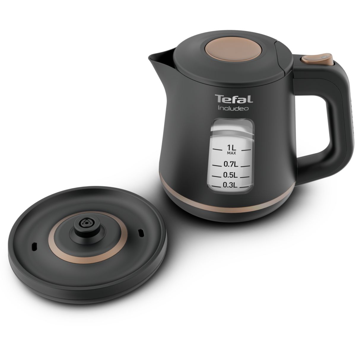 Bouilloire KI533811 INCLUDEO noir, TEFAL