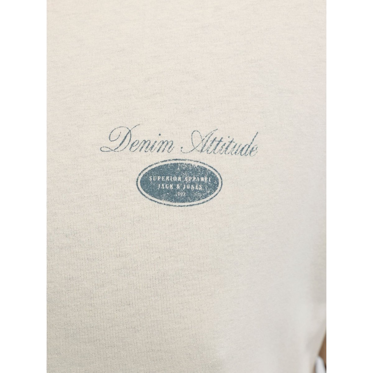 T-Shirt antique white, JACK & JONES