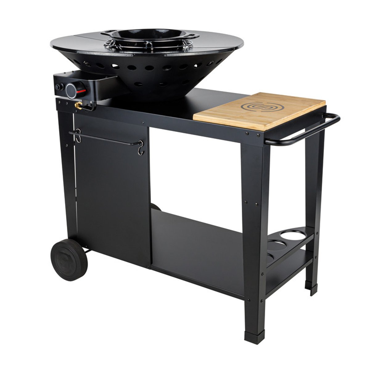 Brasero de cuisson au gaz noir, noir, noir, SOMAGIC