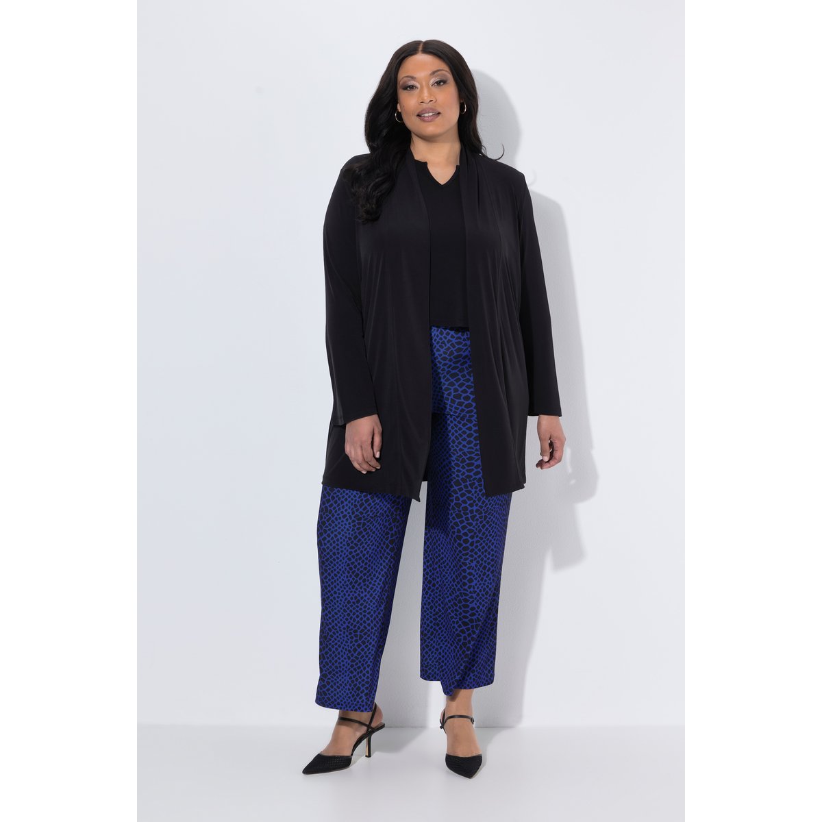 Veste en jersey noir, ULLA POPKEN