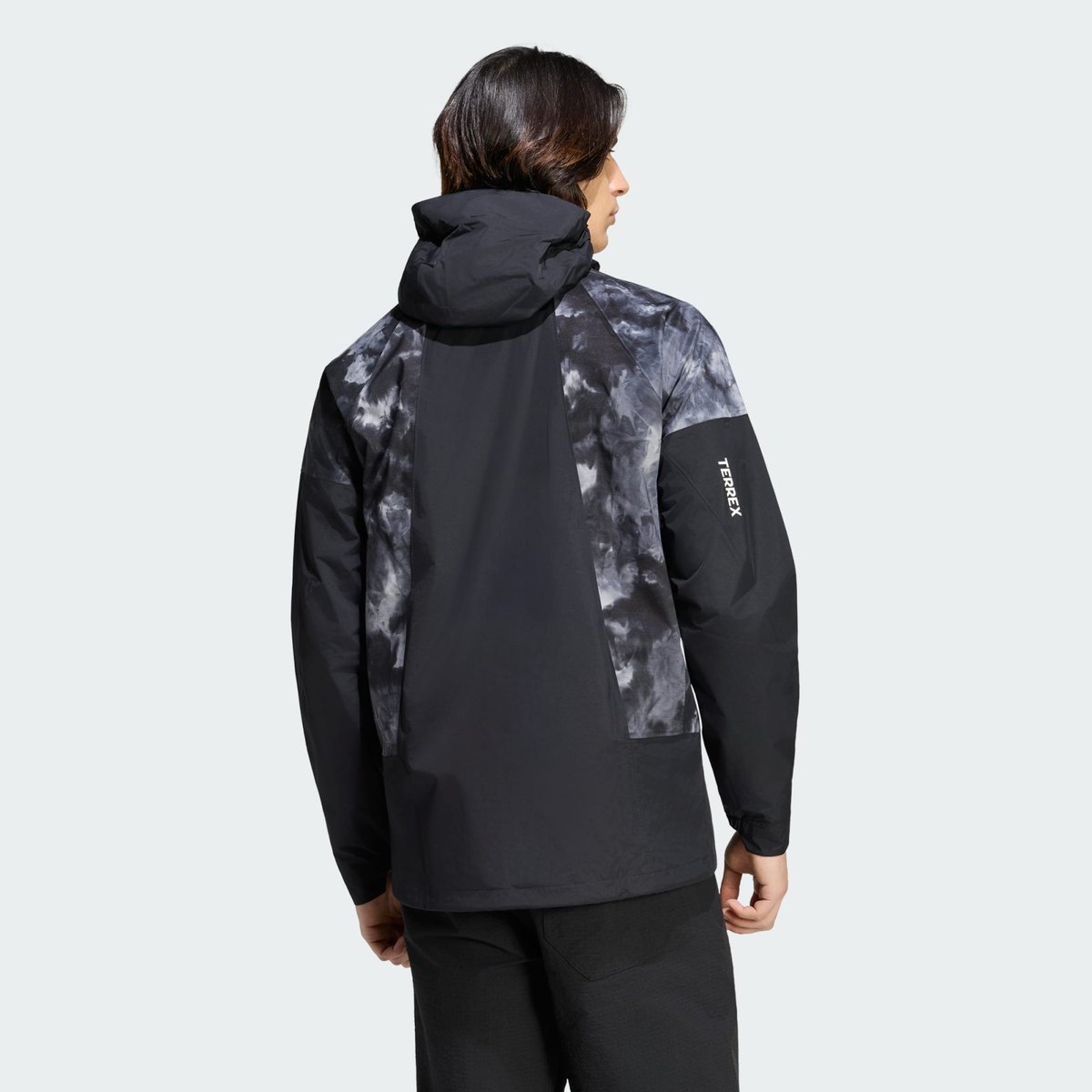 Veste Hybride Terrex Xperior 2,5 Couches Primeknit Teintée Par Pulvérisation Climaproof black, adidas Performance