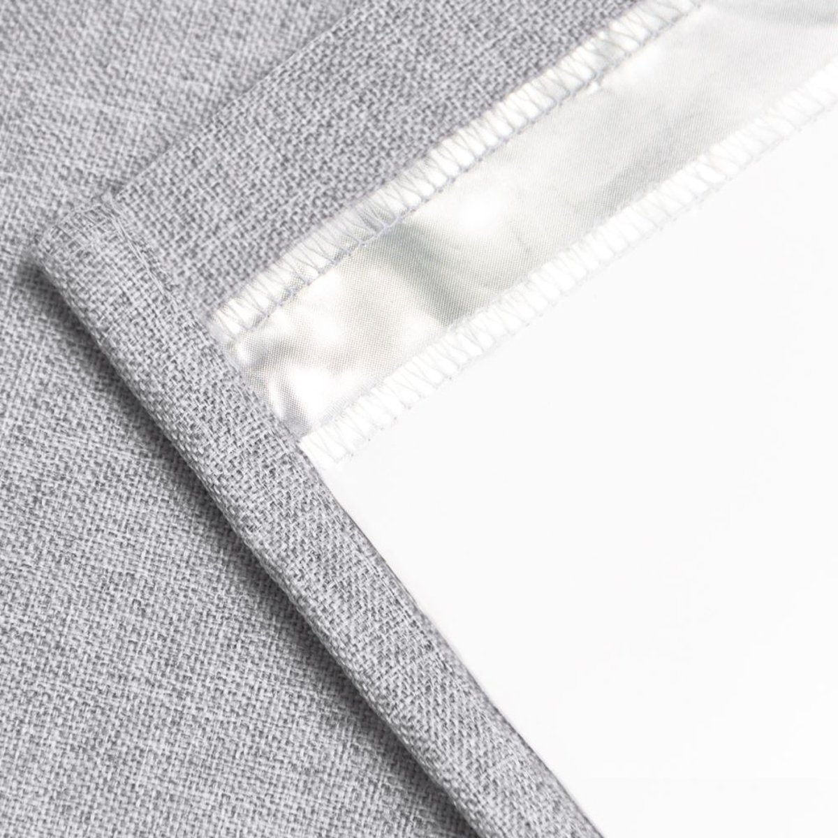 Rideau Phonique Oeillets MARS gris mc733, MOONDREAM
