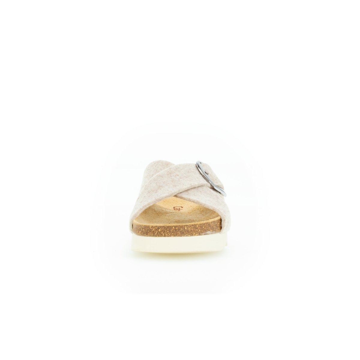 Pantoufles en textile beige, GABOR