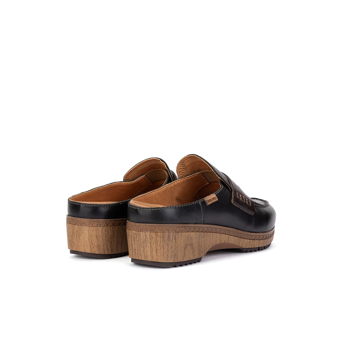 Sabots cuir Granada black, PIKOLINOS