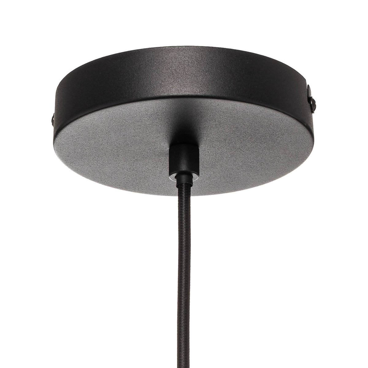 Suspension en métal design, Kellina noir, LUCANDE