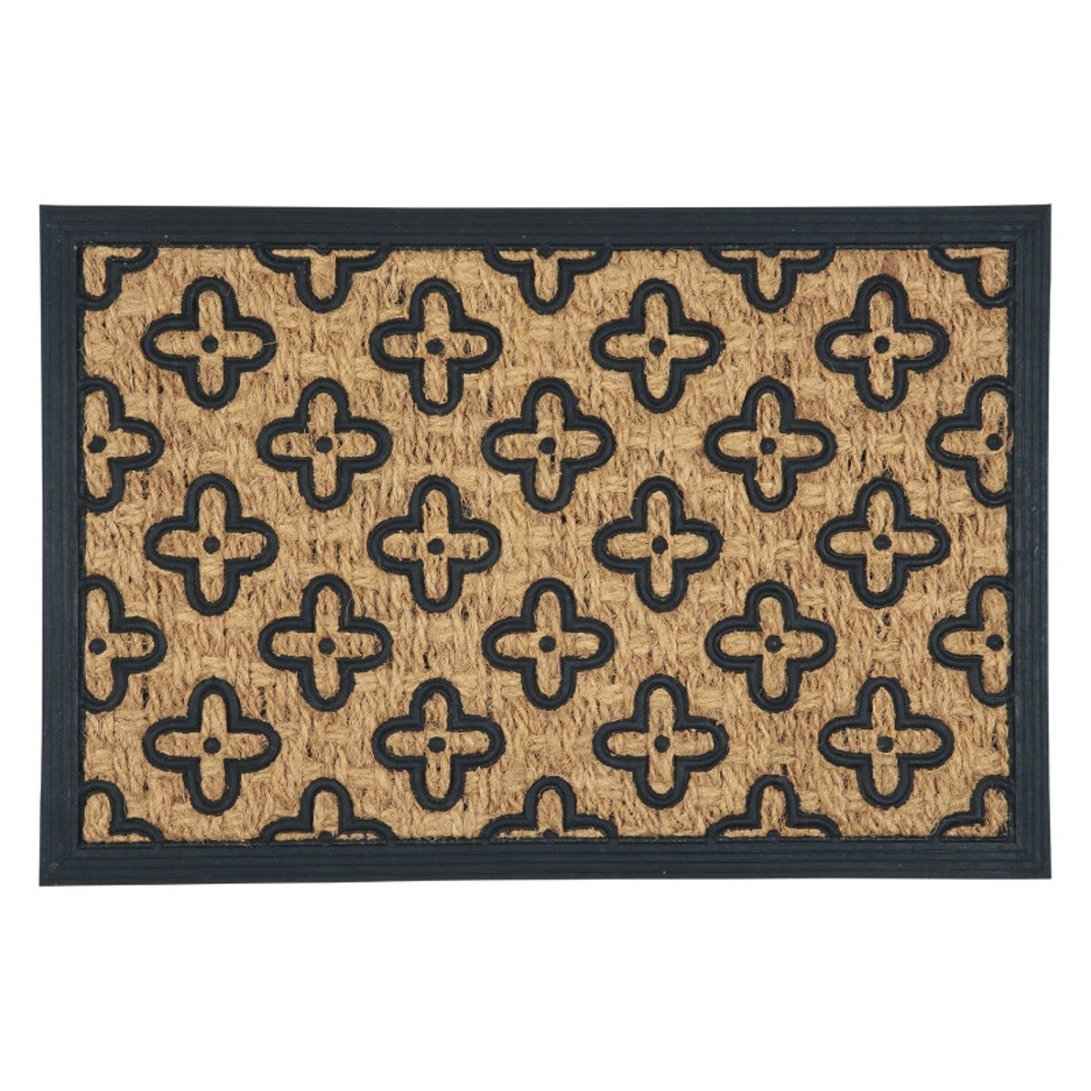Tapis d'entrée paillasson décoratif marron clair, IB LAURSEN