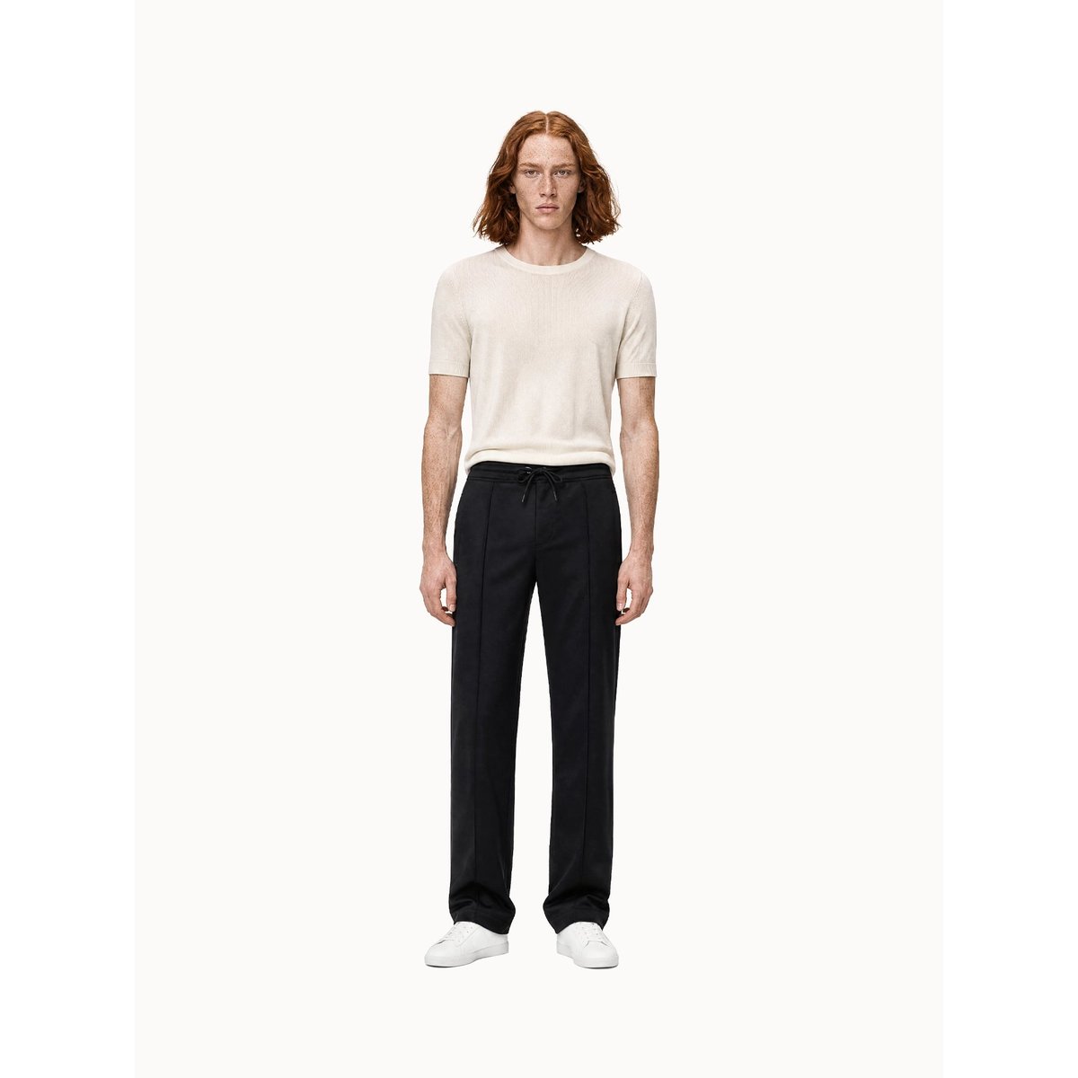 Pantalon droit en double face NOEL black, LE COQ SPORTIF