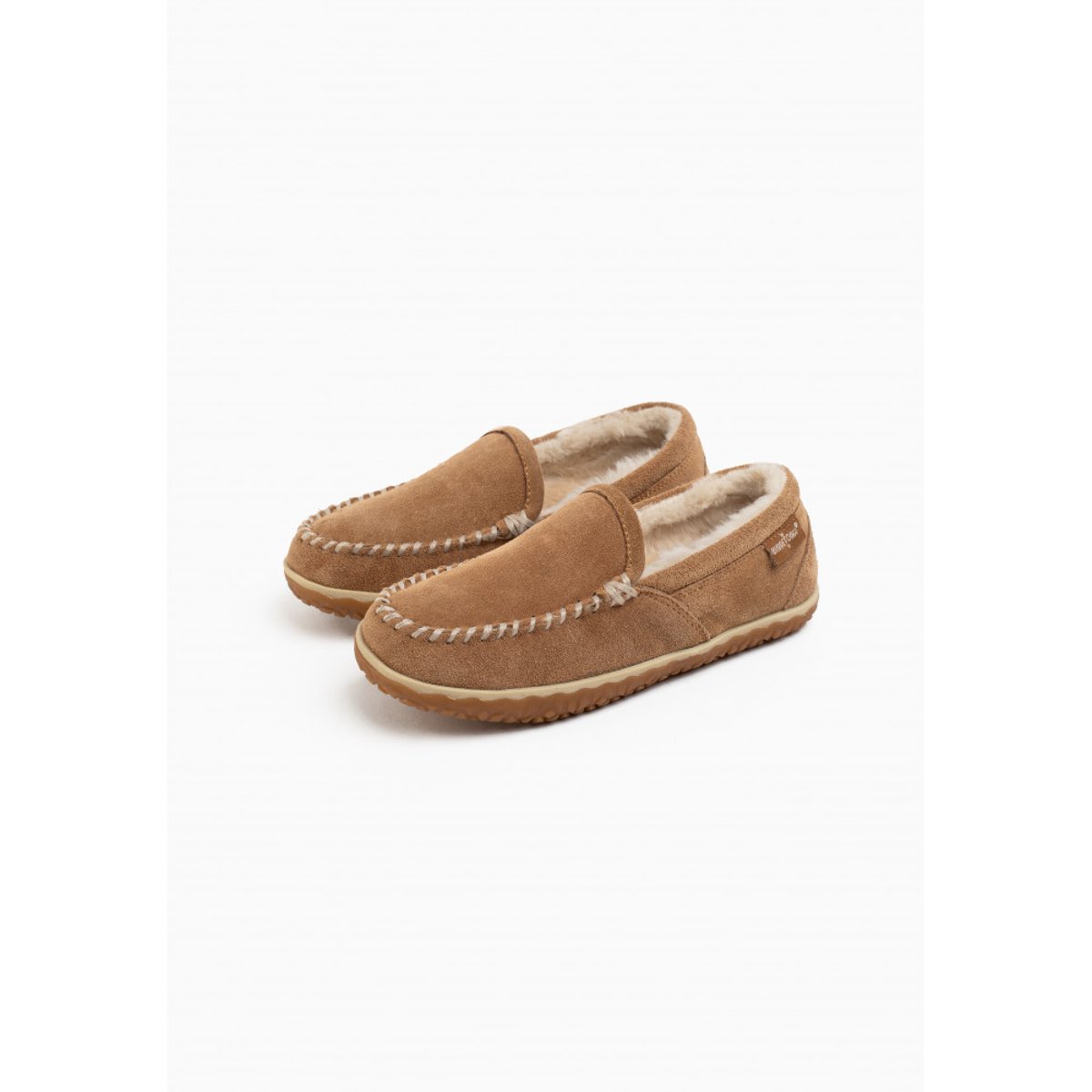 Mocassins en daim TEMPE cannelle, MINNETONKA