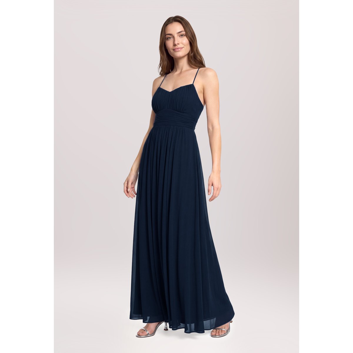 Robe de soirée à plis night sky, VERA MONT