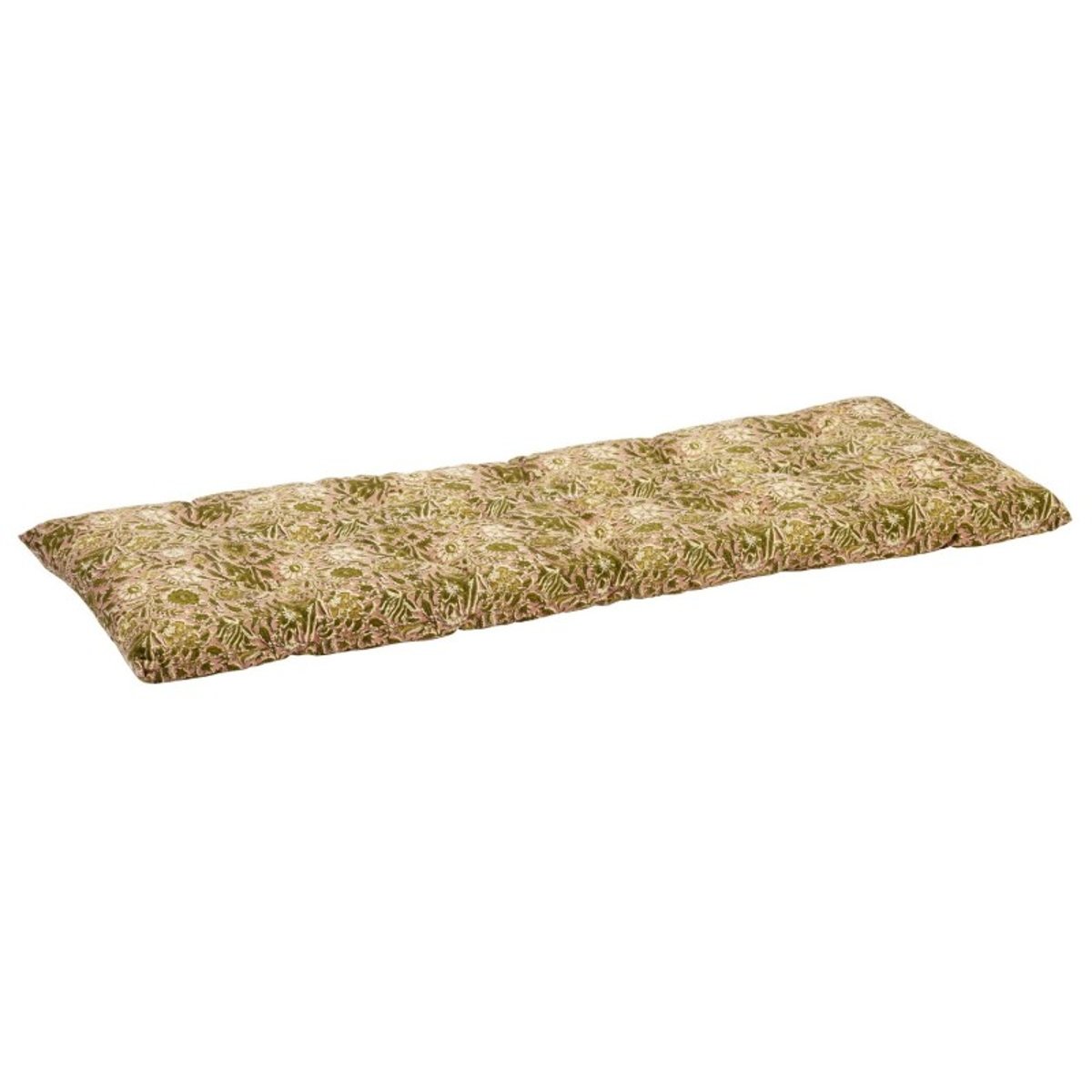 Coussin long d'assise imprimé floral multicolore, MADAM STOLTZ
