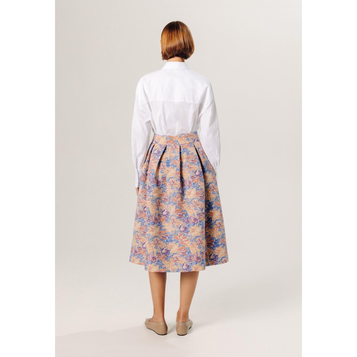 Jupe jacquard multicolore, RODIER
