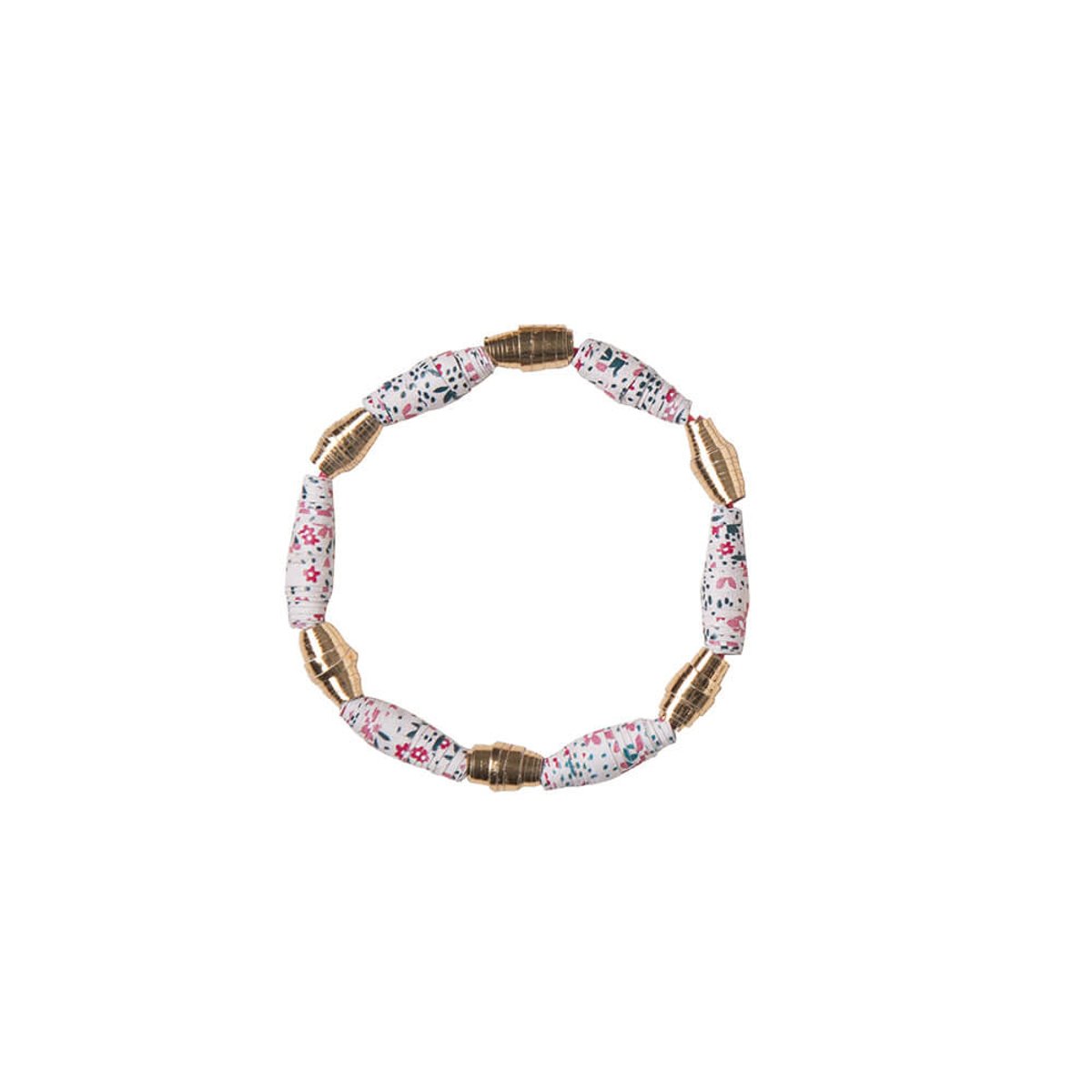 Kit Créatif - 6 Bijoux Perles De Papier À Créer rose, JANOD