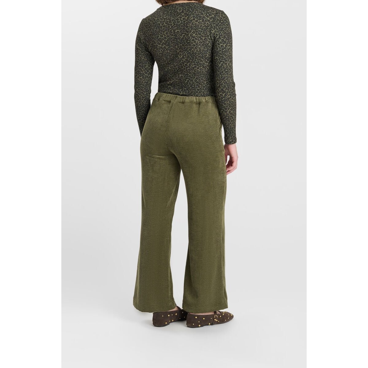 Pantalon droite MARGEGI moss, LE TEMPS DES CERISES