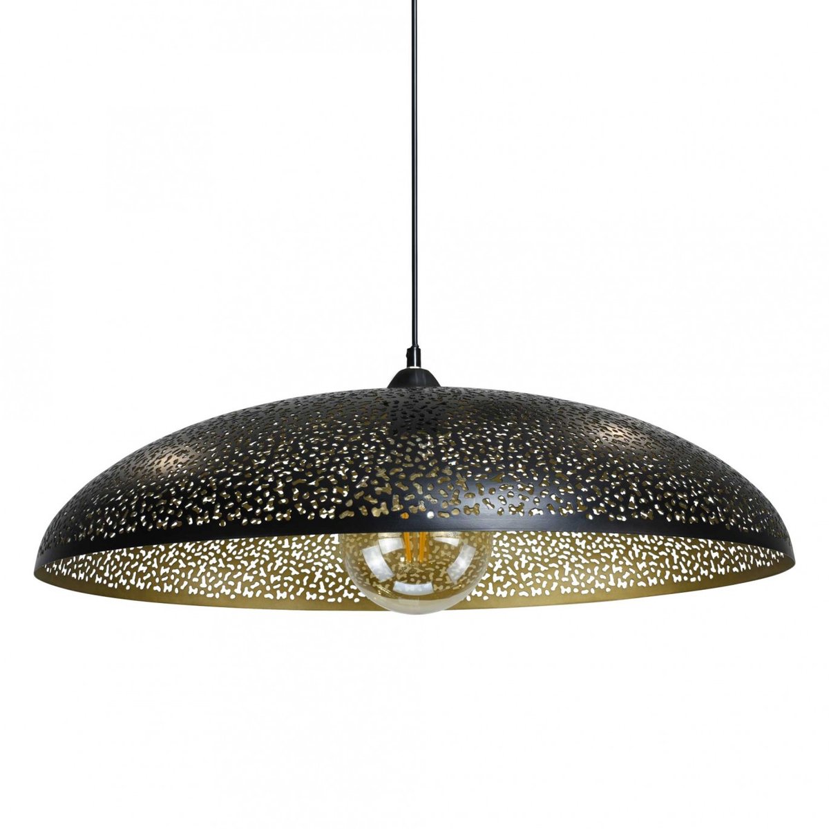 Suspension en métal perforé, SISLEY doré, C-CREATION
