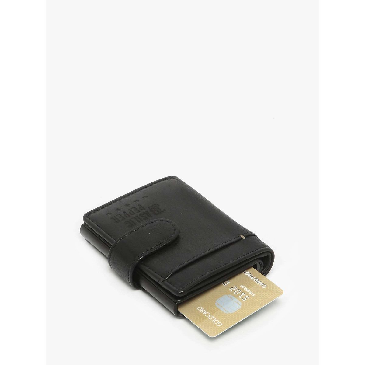 PORTE CARTES cuir black, BASILIC PEPPER