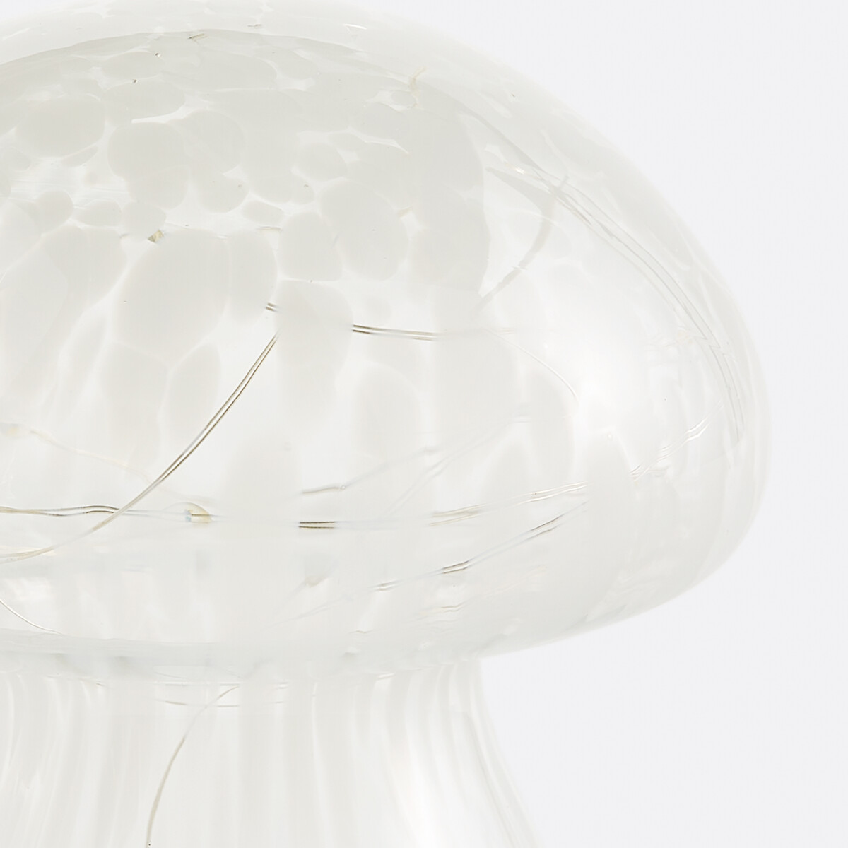 Lampe décorative champignon à LED en verre, Onoki blanc, LA REDOUTE INTERIEURS