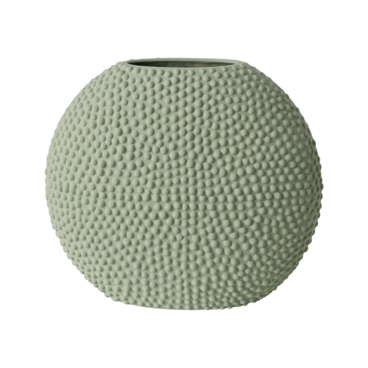 Vase céramique déco texturé vert d'eau 26 cm - SILA vert, CAMIF