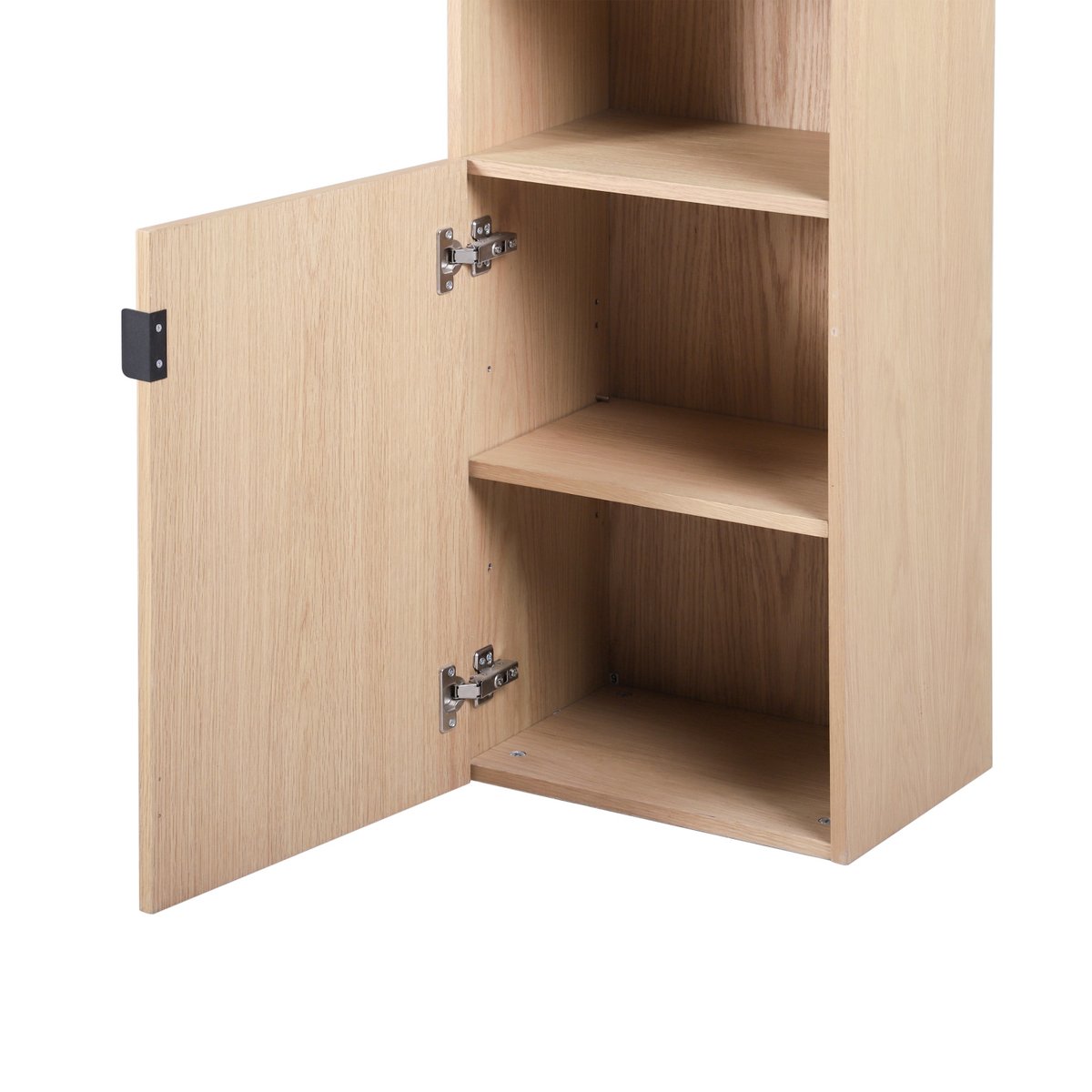 Meuble double vasque + miroir +colonne STUDIO bois clair, MOB IN
