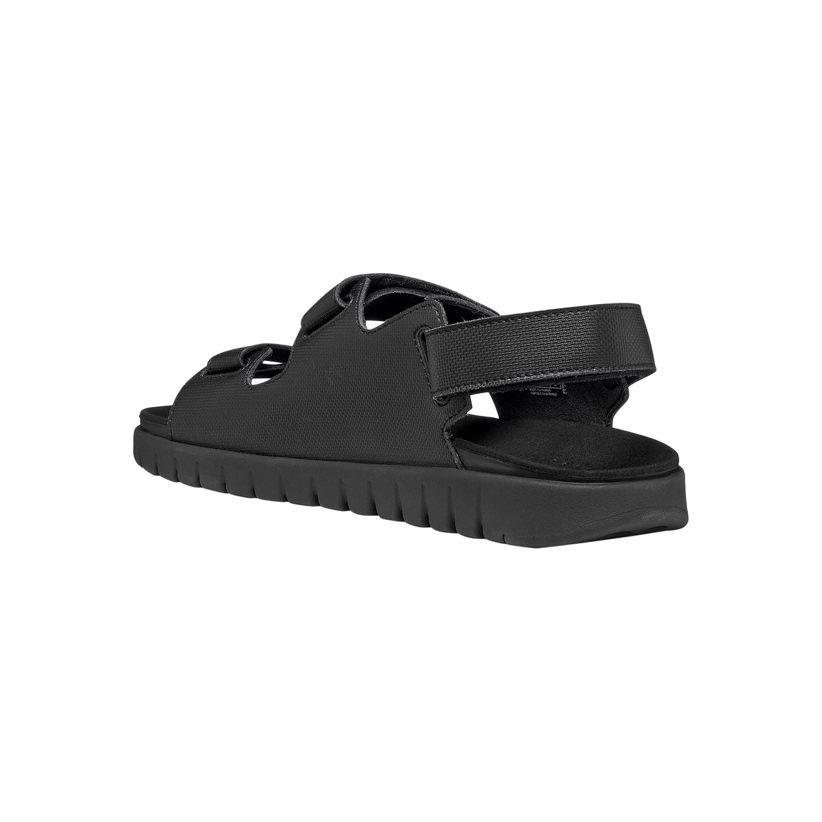 Sandales à Scratch U Flextride noir, GEOX