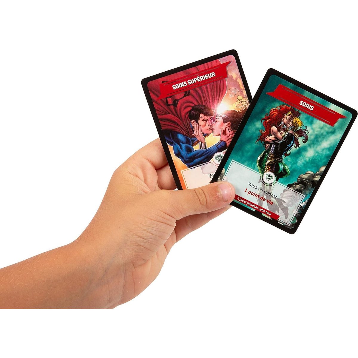 Justice League - Ultimate Battle Cards rouge, TOPI GAMES