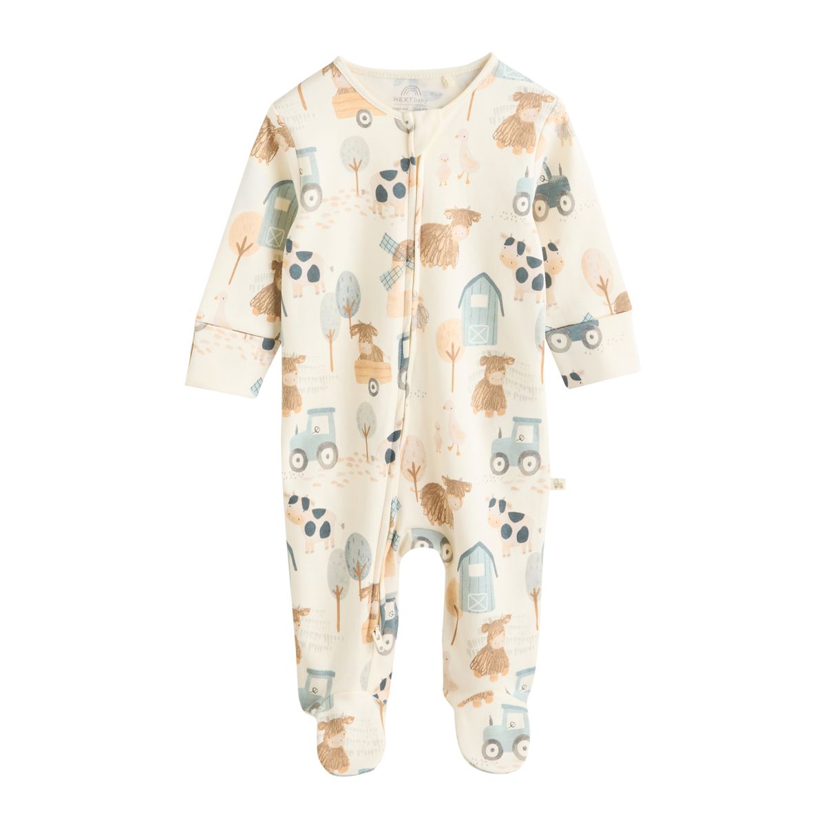 Grenouillère vache bébé, lot de 4 minéraux, NEXT