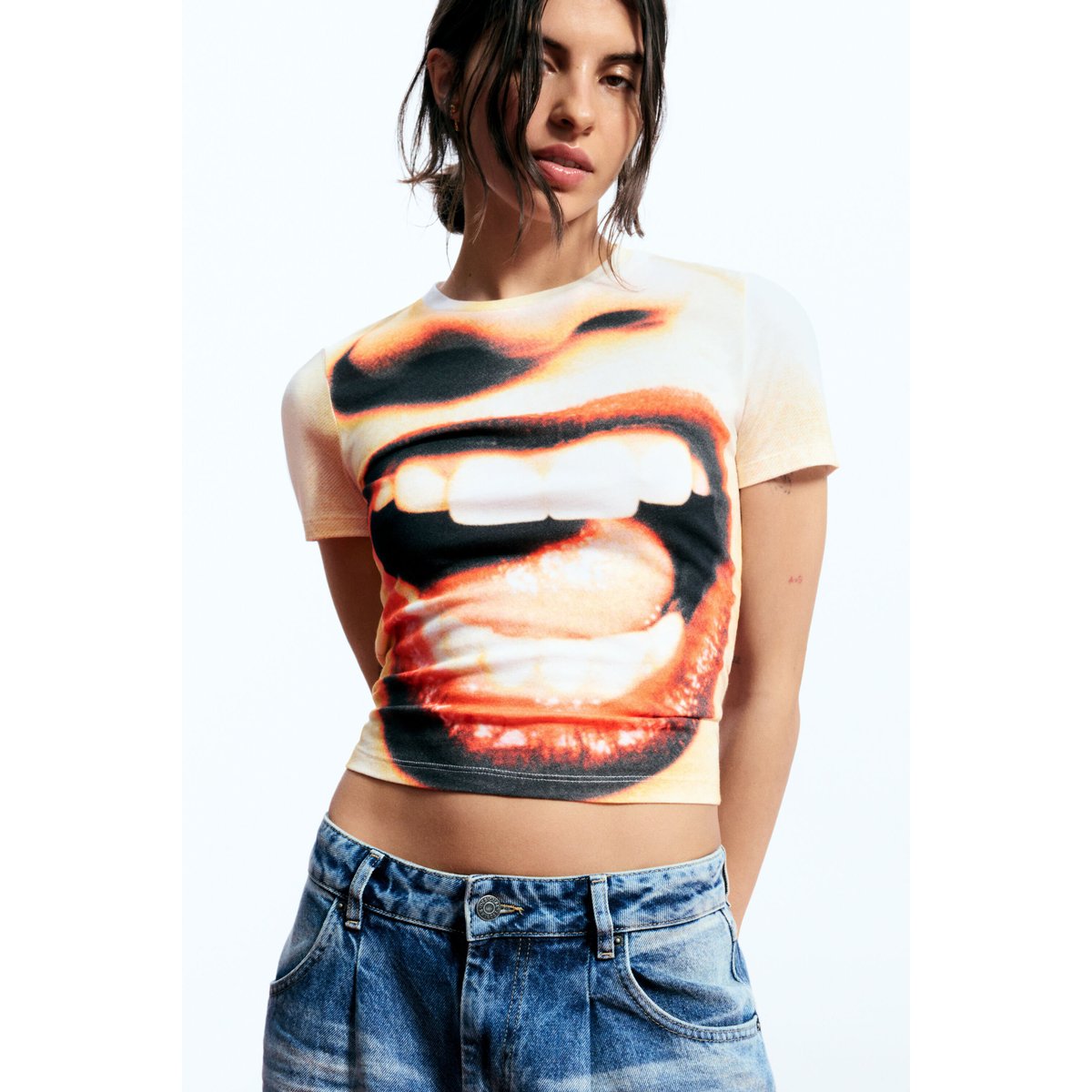 T-shirt boca egonlab blanc, DESIGUAL