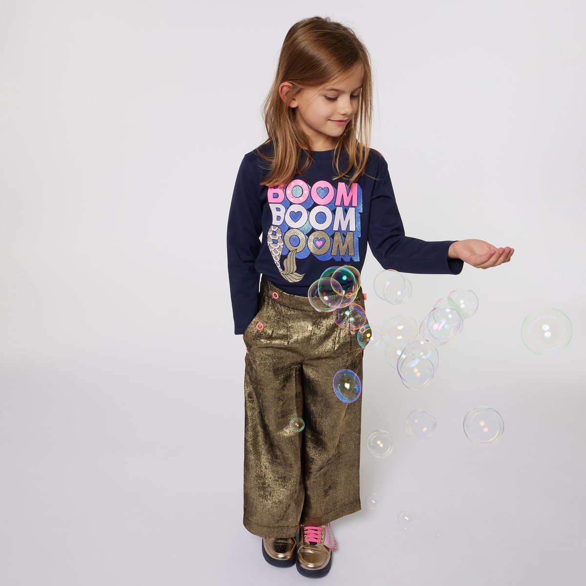 T-shirt à manches longues indigo blue, BILLIEBLUSH